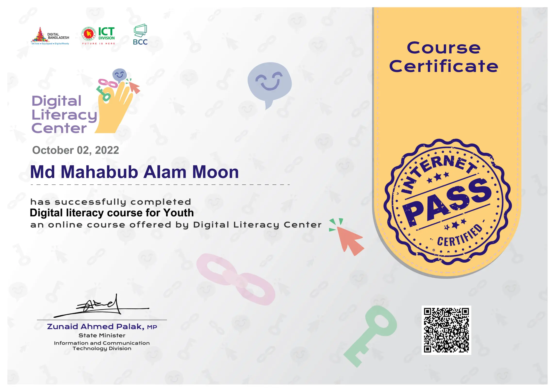 Course Certificate